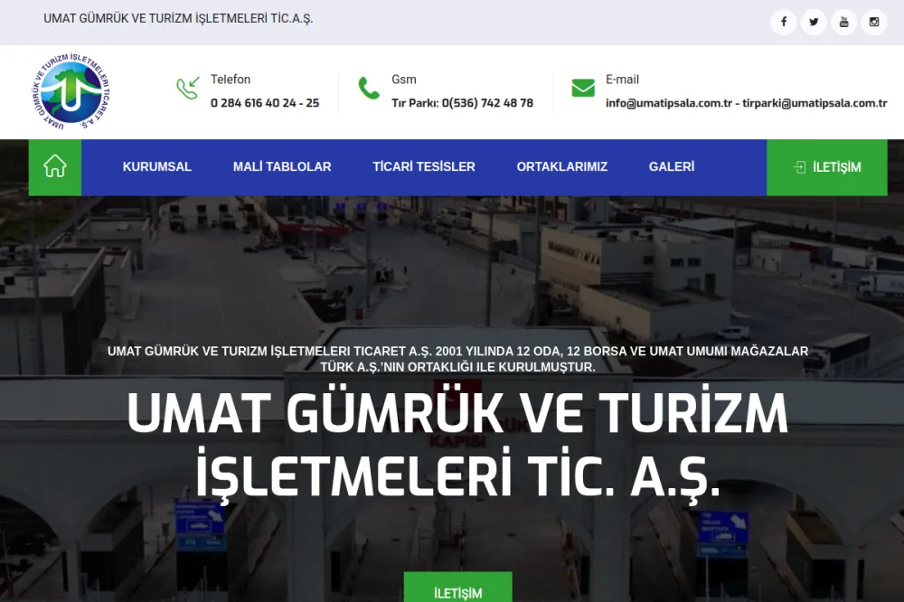 İpsala Umat Gümrük ve Turizm İşletmeleri A.Ş